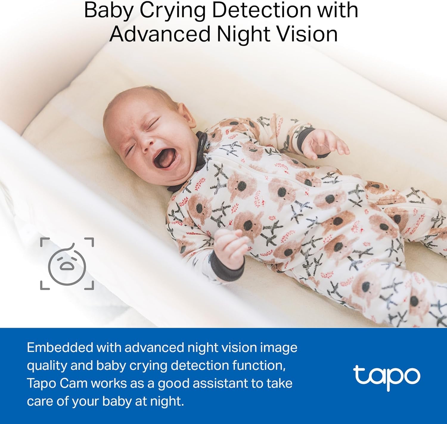 by  1080P Indoor Security Camera for Baby Monitor, Pet Camera W/Motion Detection, 2-Way Audio, Night Vision, Cloud & SD Card Storage, Works W/Alexa & Google Home, Black, C101