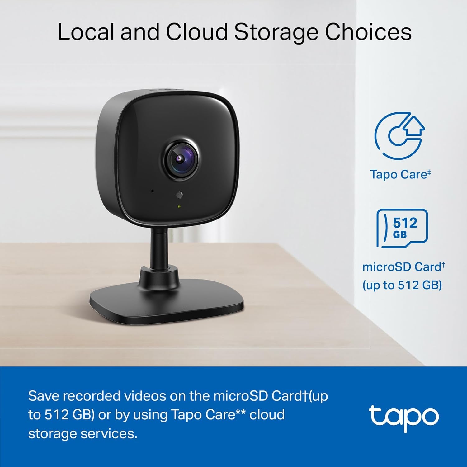 by  1080P Indoor Security Camera for Baby Monitor, Pet Camera W/Motion Detection, 2-Way Audio, Night Vision, Cloud & SD Card Storage, Works W/Alexa & Google Home, Black, C101