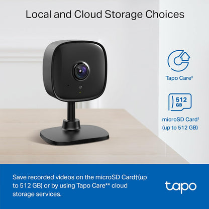 by  1080P Indoor Security Camera for Baby Monitor, Pet Camera W/Motion Detection, 2-Way Audio, Night Vision, Cloud & SD Card Storage, Works W/Alexa & Google Home, Black, C101