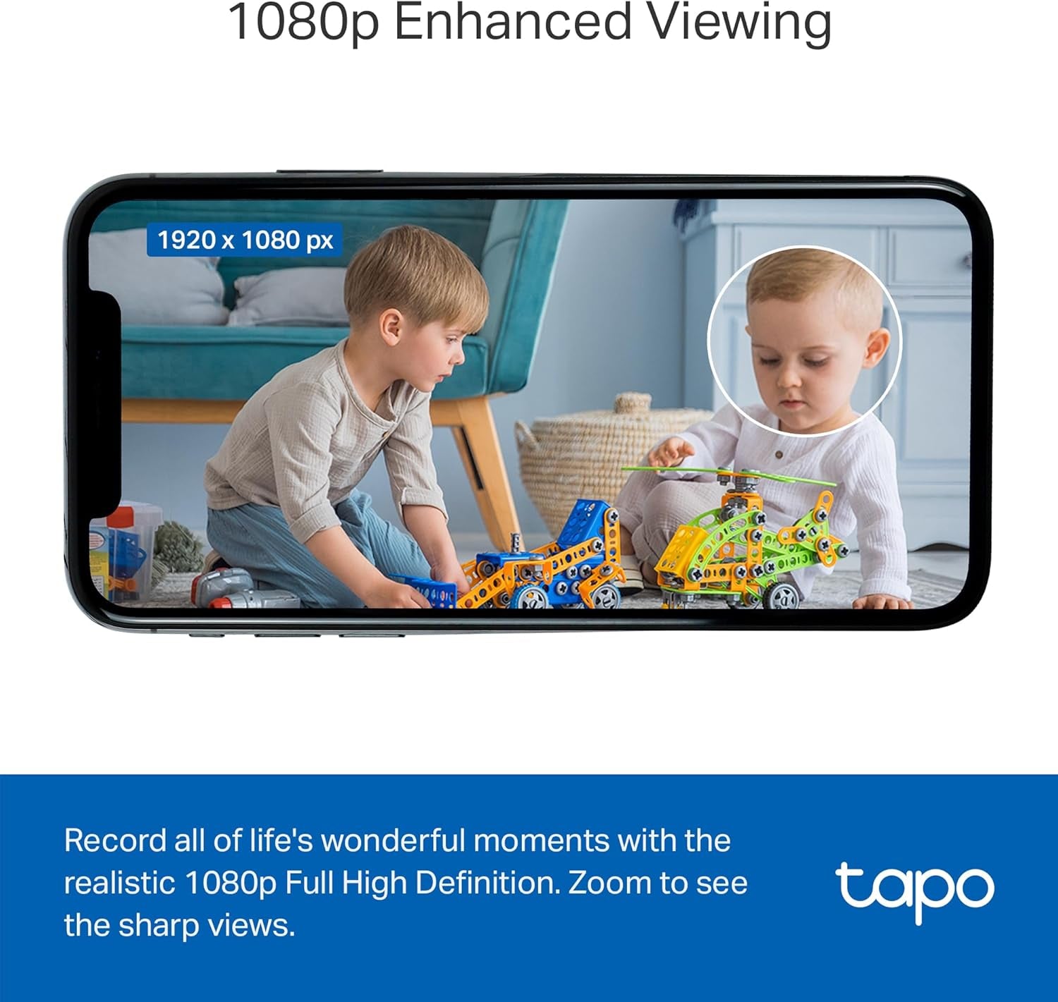 by  1080P Indoor Security Camera for Baby Monitor, Pet Camera W/Motion Detection, 2-Way Audio, Night Vision, Cloud & SD Card Storage, Works W/Alexa & Google Home, Black, C101